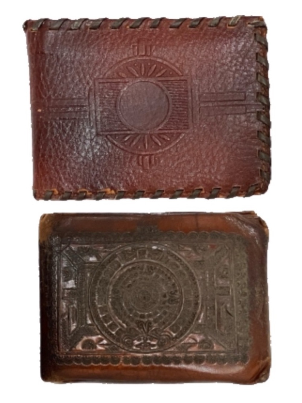 2 Vintage Leather Wallets